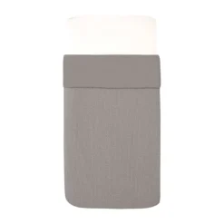 Witlof for kids Waves Tuck-Inn ledikantdeken - 60 x 120 cm - Warm Grey.