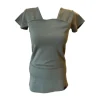 Womboo Buidelshirt Vrouw - Groen/Grijs - Maat S
