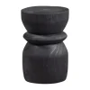 Woood Bikkel Kruk - Hout – Zwart