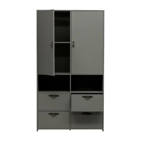 Woood Stage Kledingkast Soap Green 2-Deurs